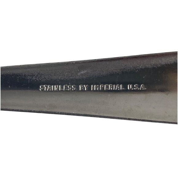 Imperial IMI 45 Medium Serving Fork 8.25 inch Stainless Steel Flatware MCM - Picture 4 of 7